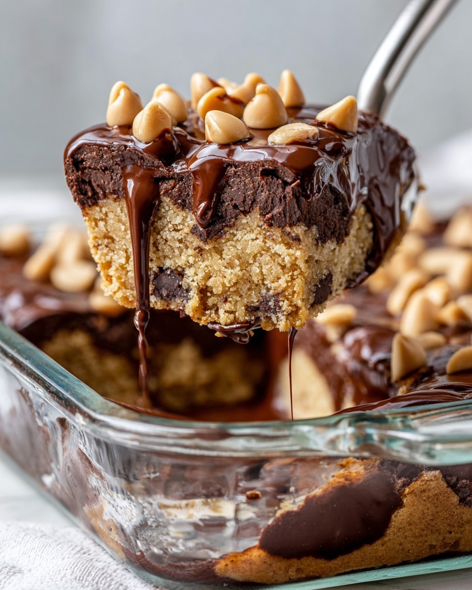 Peanut Butter Cup Dump Cake Recipe - Recipe Image
