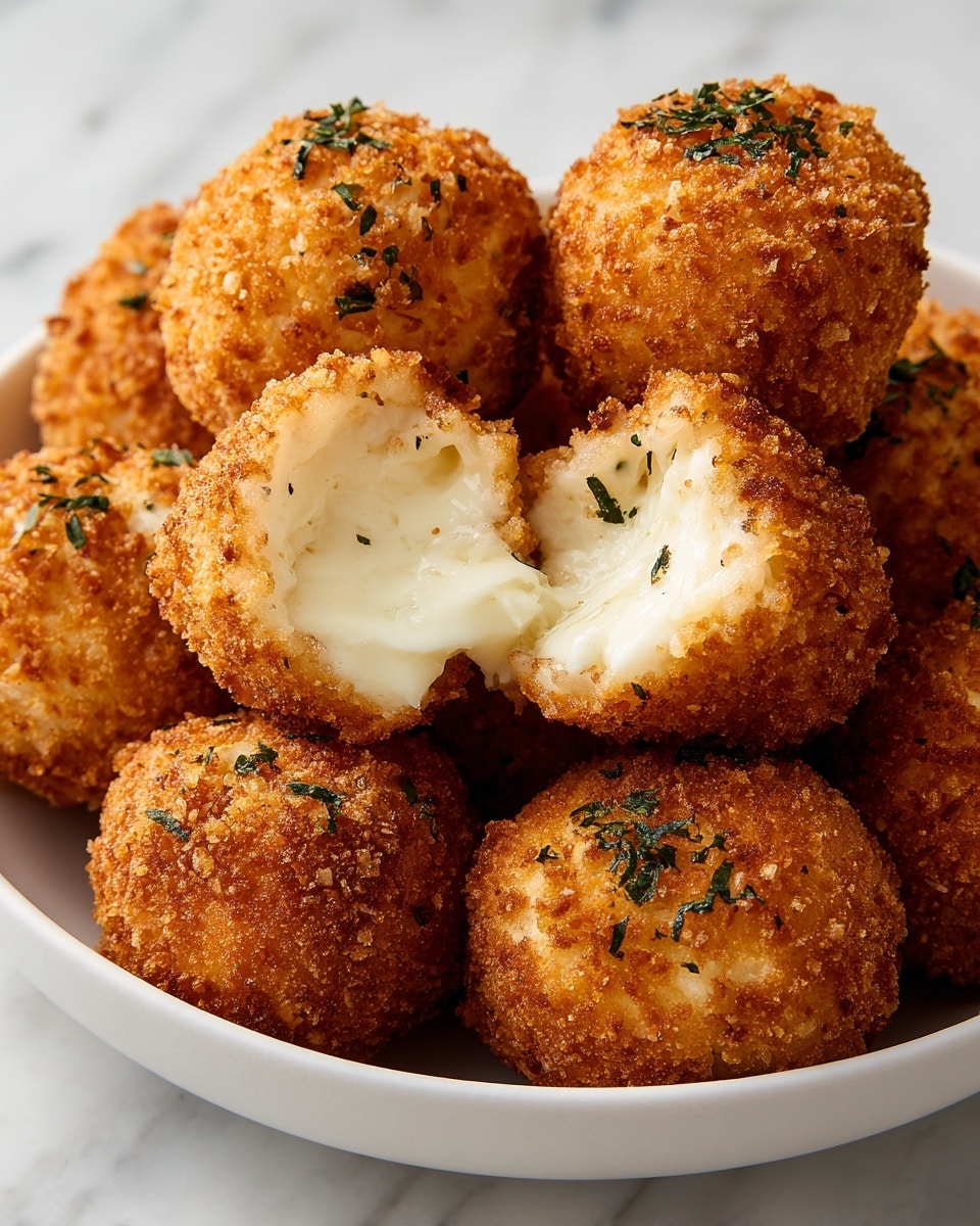 Cheesy Parmesan Mozzarella Bites Recipe - Recipe Image