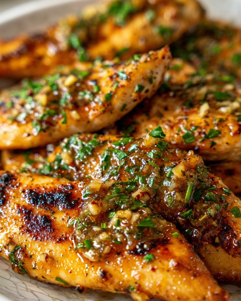 Garlic Chicken with Asiago Gravy Recipe - Recipe Image