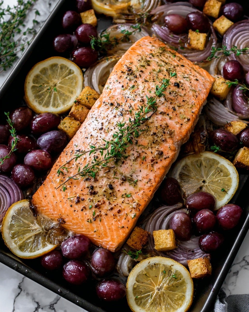Easy Salmon Traybake Recipe - Recipe Image