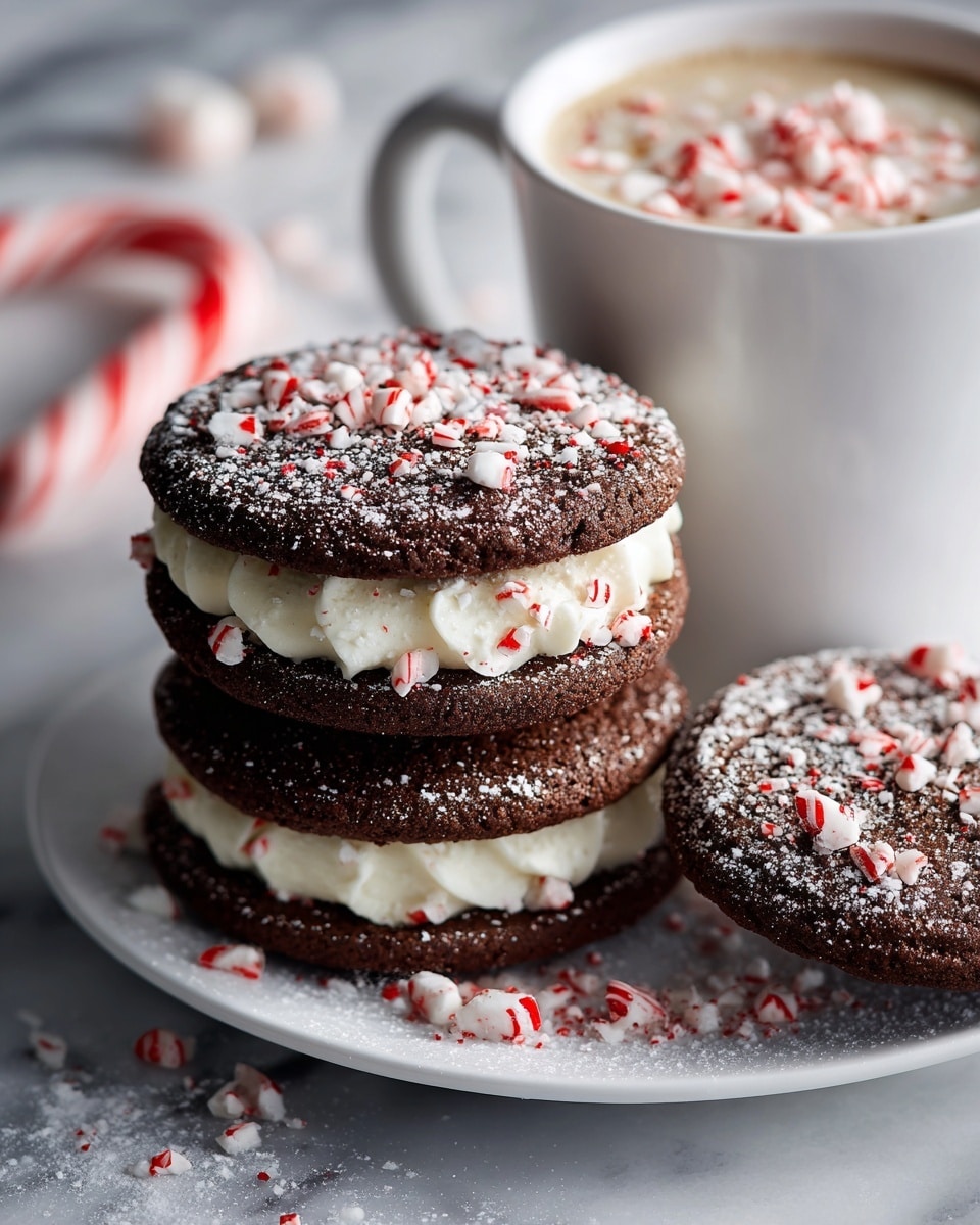 Peppermint Hot Chocolate Cookies Recipe - Recipe Image