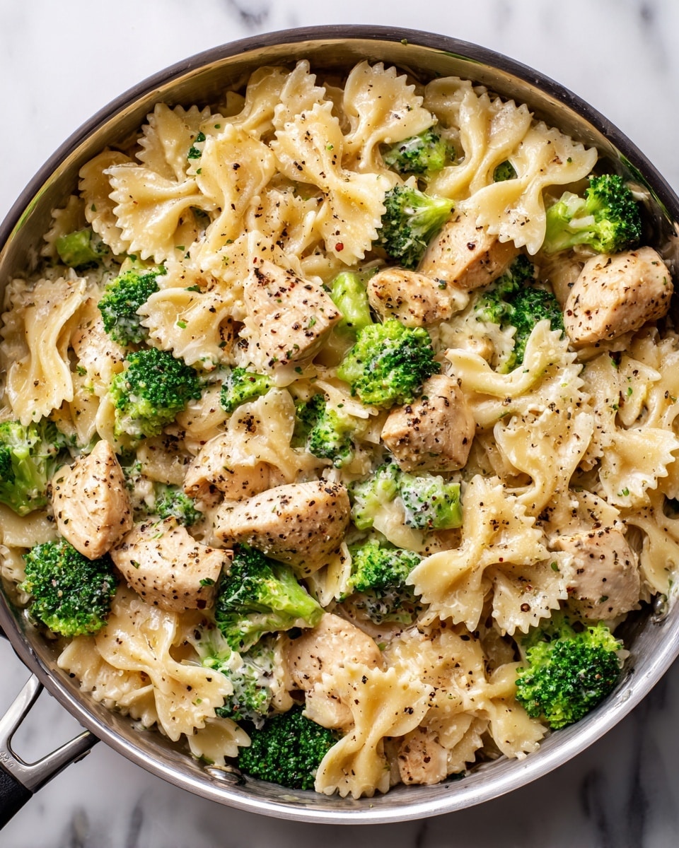 Creamy Pesto Chicken and Broccoli Pasta Bake Recipe - Recipe Image