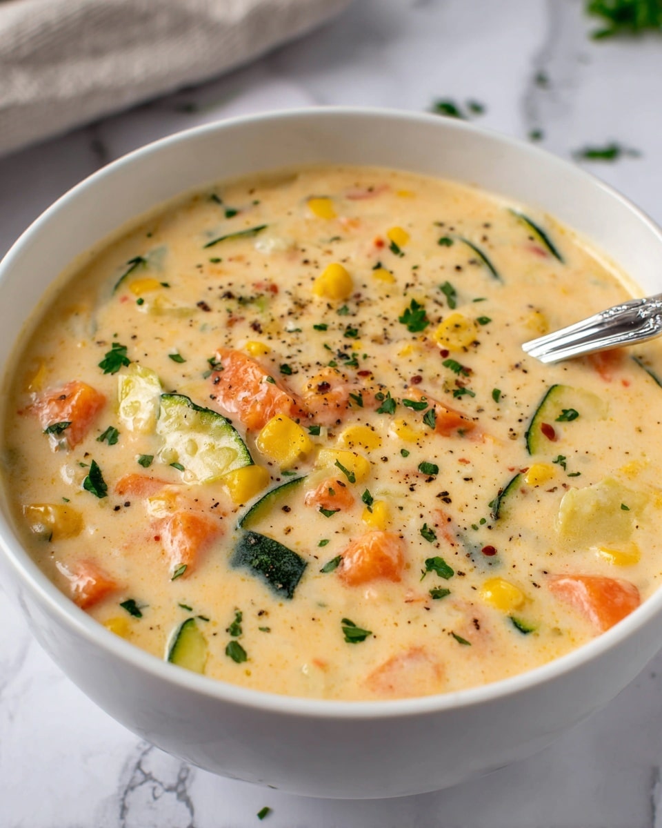 Zucchini Corn Chowder Recipe - Recipe Image