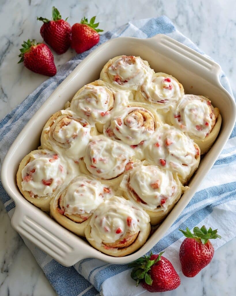 Best Strawberry Cheesecake Sweet Rolls Recipe