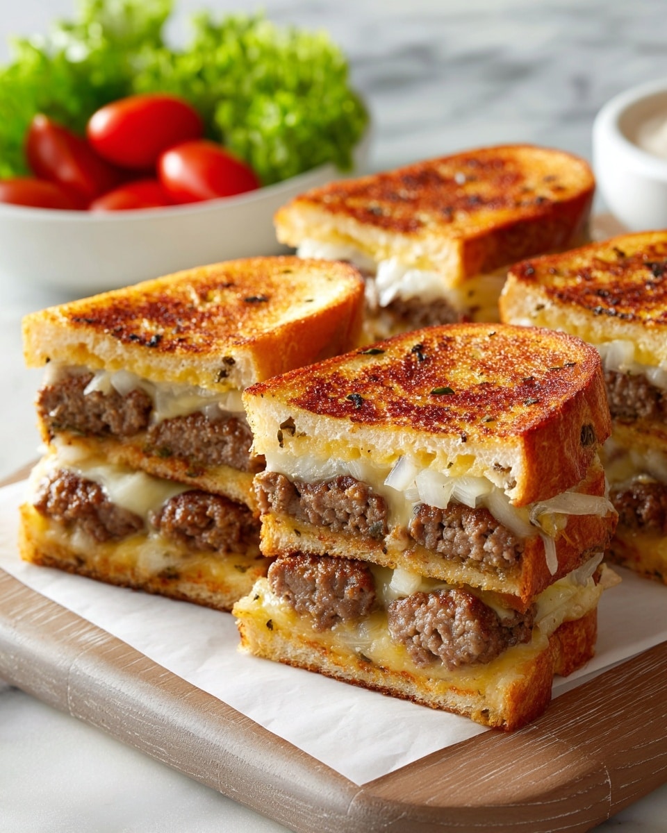 Steak Garlic Bread Recipe - Recipe Image