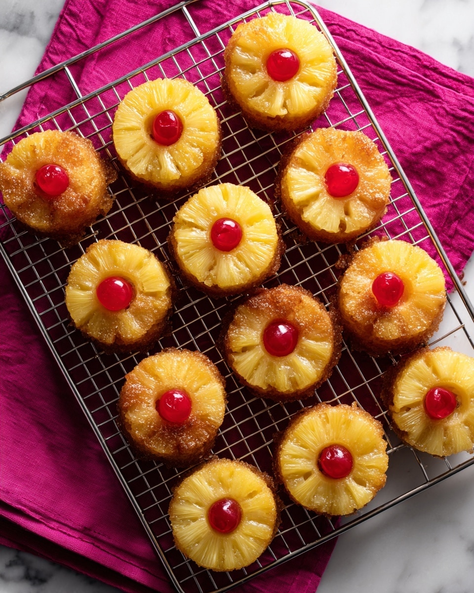Pineapple Upside-Down Cupcakes Recipe - Recipe Image