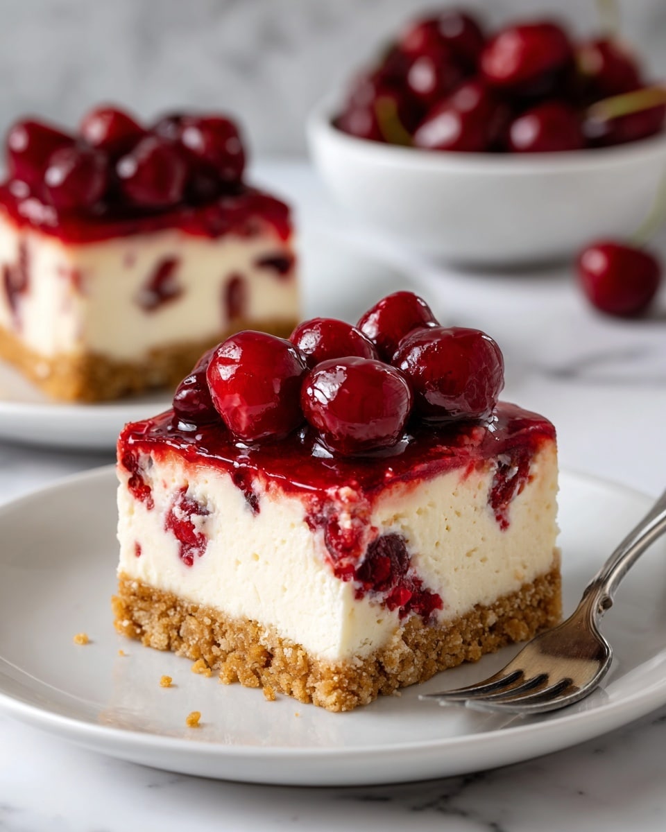 Cherry Cheesecake Bars – A Sweet Delight Recipe - Recipe Image