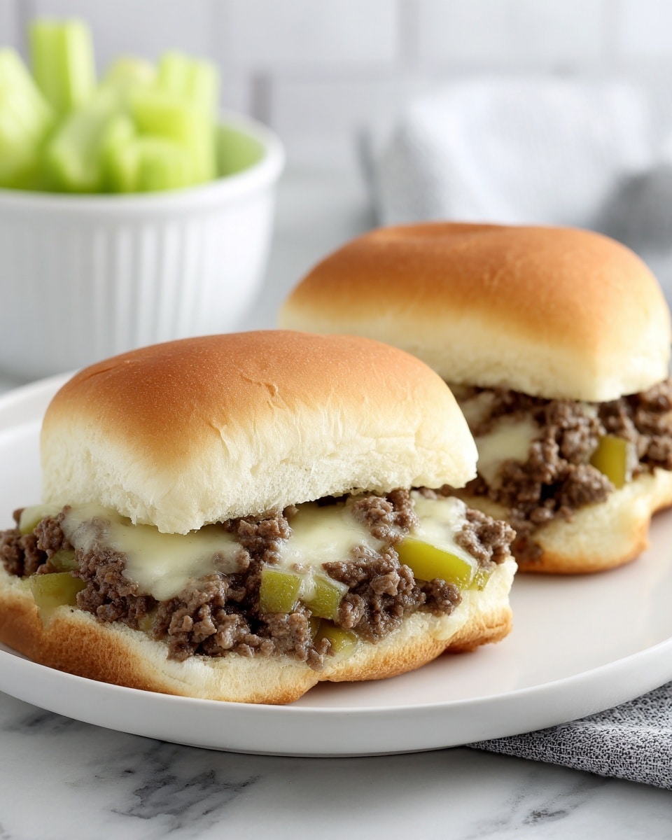 Ground Beef Philly Cheese Steak Recipe - Recipe Image
