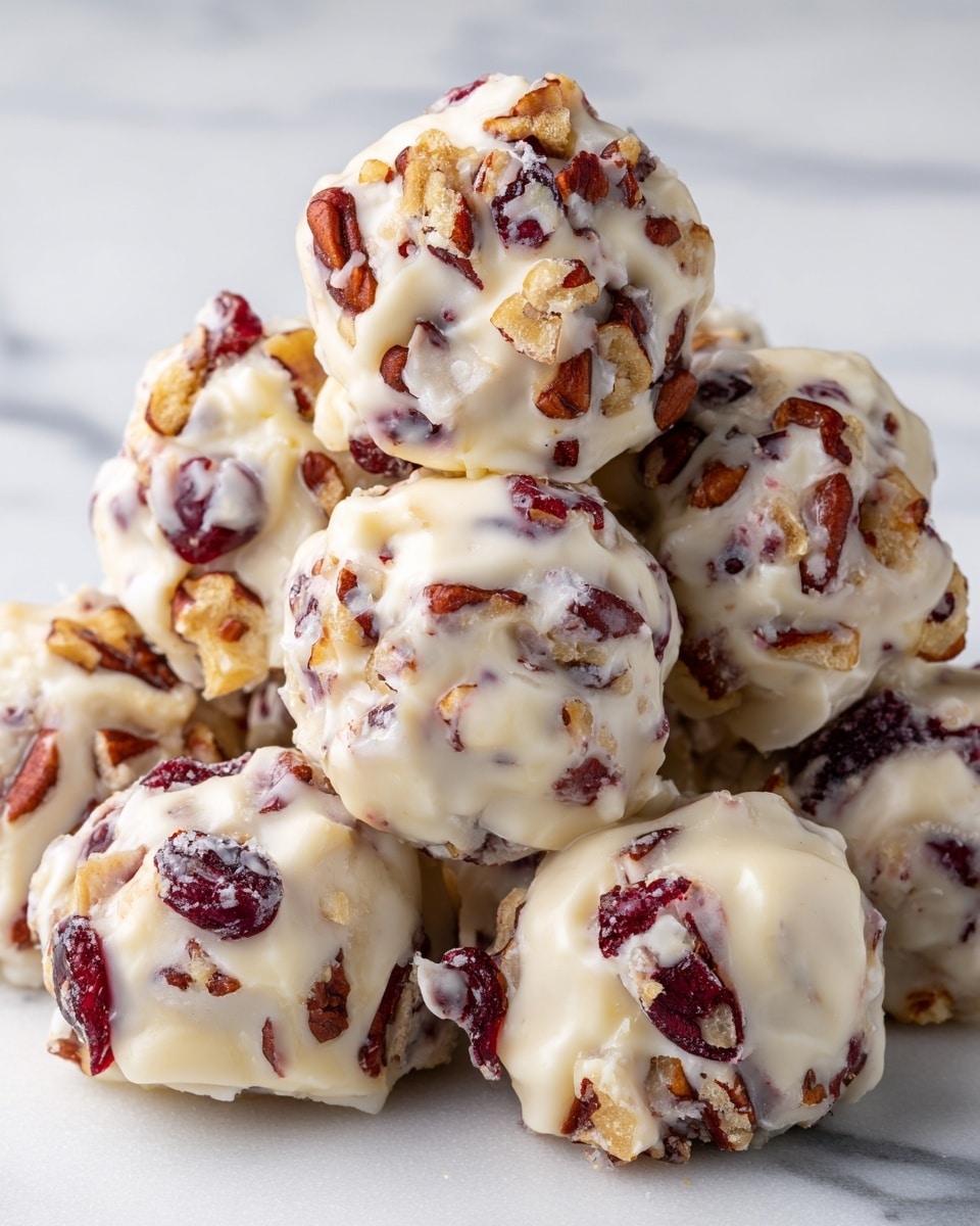White Chocolate Cranberry Pecan Clusters Recipe - Recipe Image