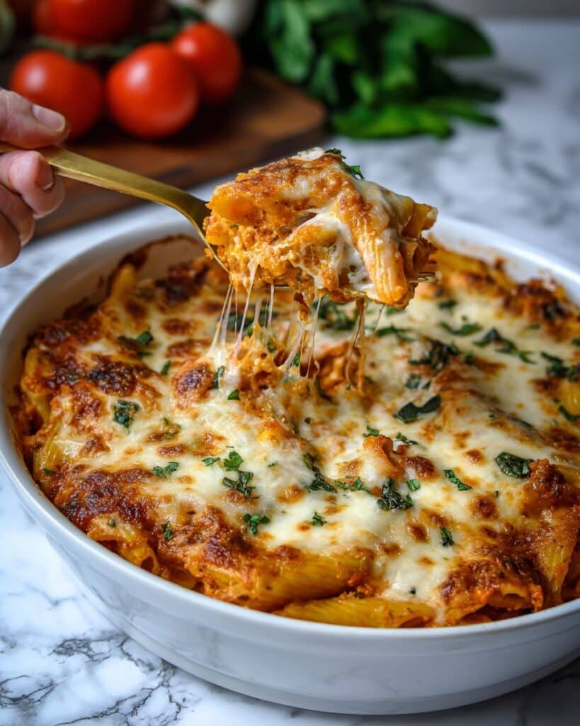 Instant Pot Chicken Parmesan Pasta Recipe