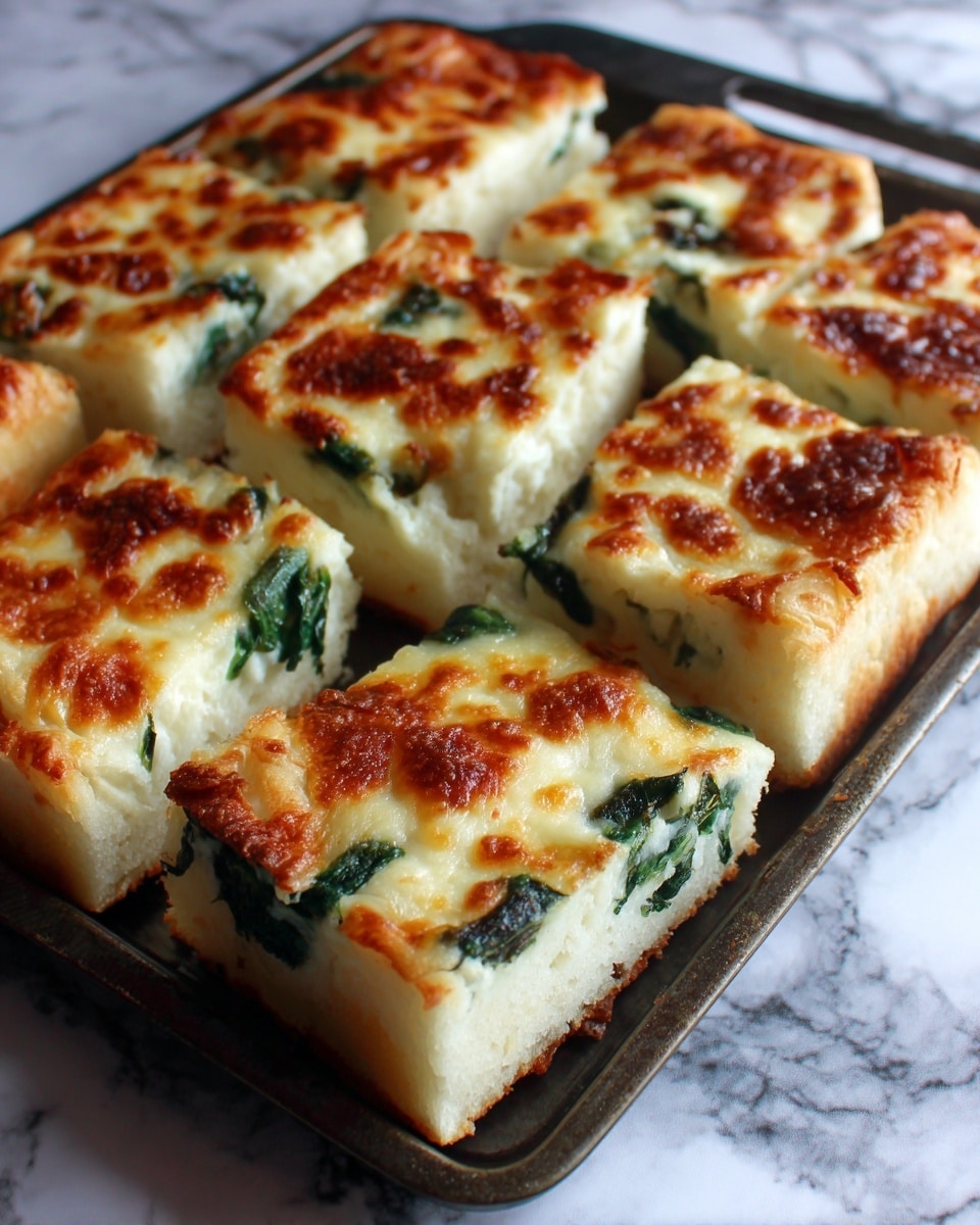 Spinach & Artichoke Dip Party Squares Recipe - Recipe Image