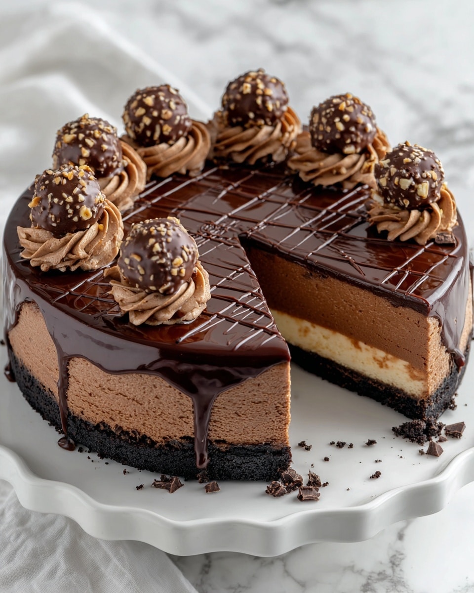 Nutella Cheesecake Recipe - Recipe Image