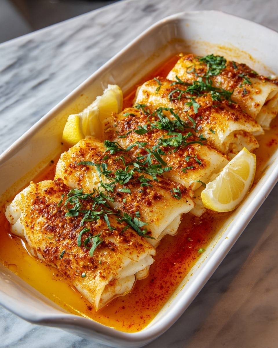 Baked Garlic Butter Cajun Cod Recipe - Recipe Image