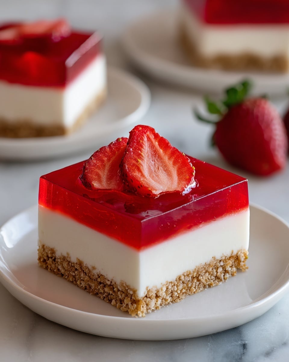 Strawberry Pretzel Salad Recipe - Recipe Image
