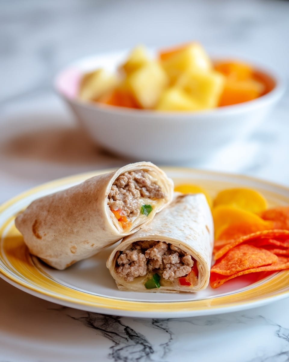 Ground Beef Tortilla Wraps Recipe - Recipe Image