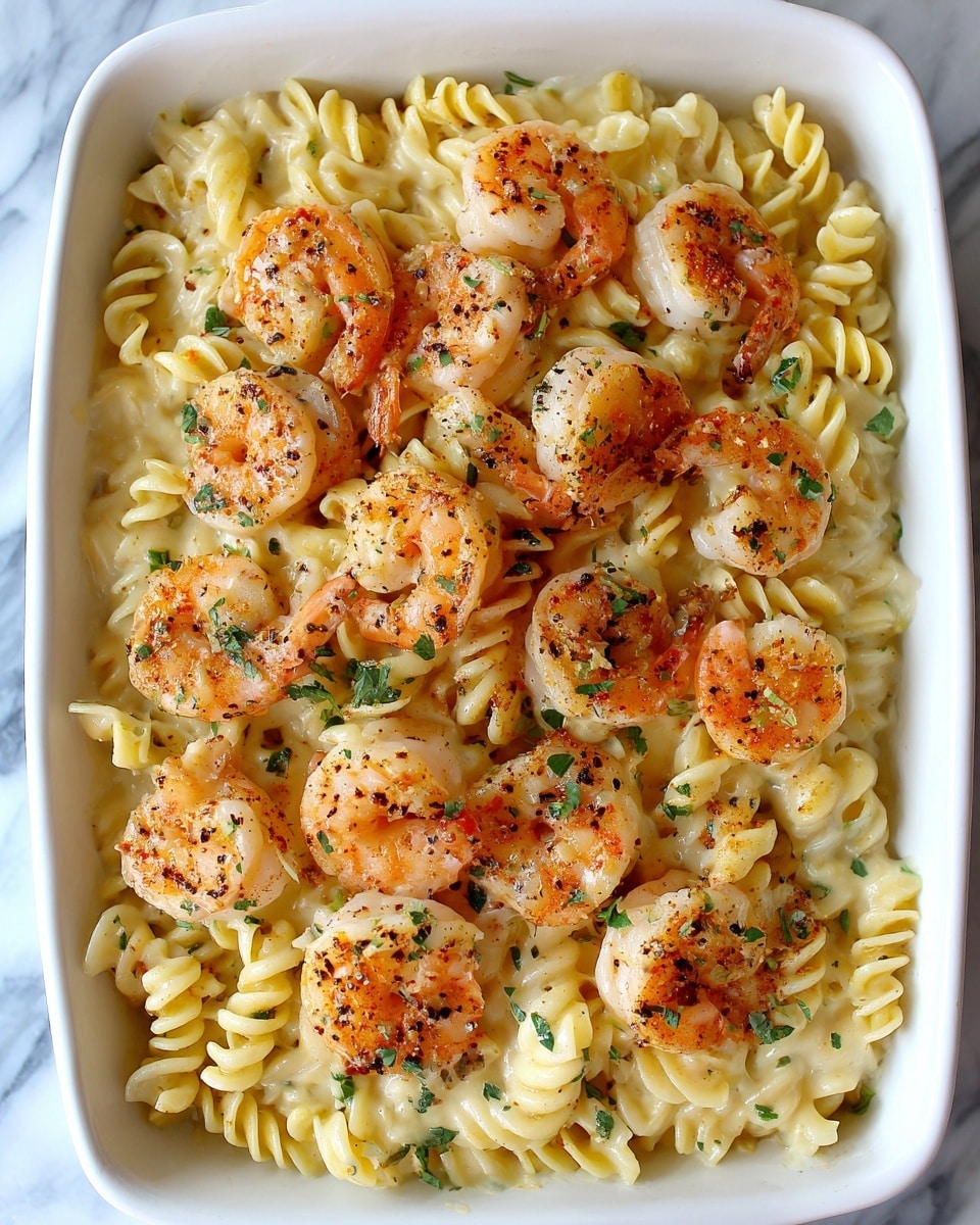 Shrimp Scampi Pasta Bake Recipe - Recipe Image