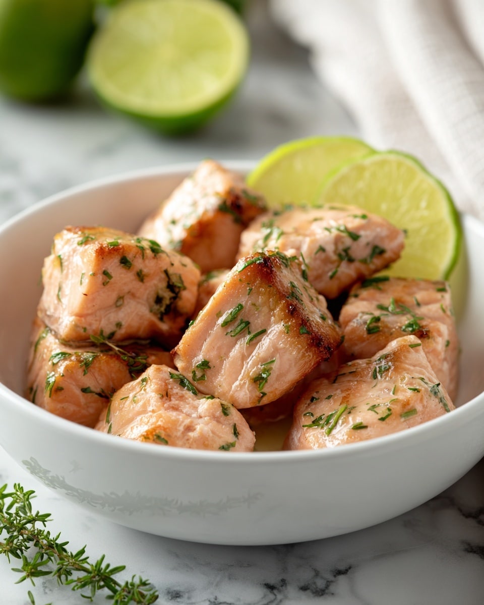 Air Fryer Bang Bang Salmon Bites Recipe - Recipe Image