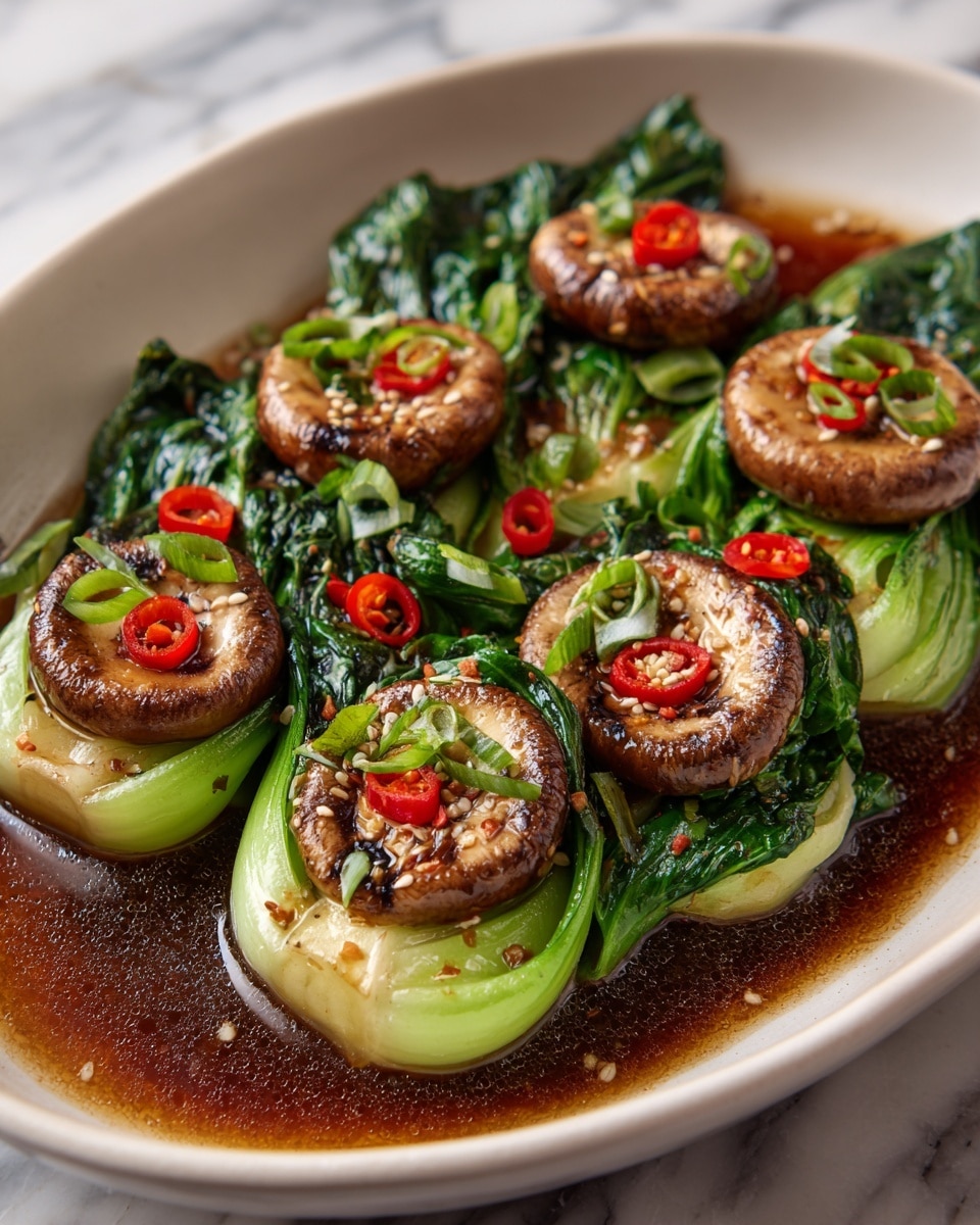 Bok Choy and Mushroom Stir Fry Recipe - Recipe Image