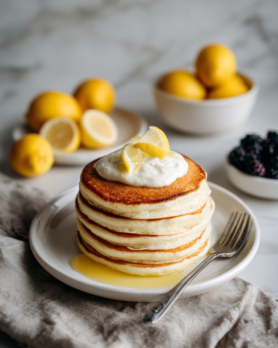 Lemon Ricotta Pancakes Recipe - Recipe Image