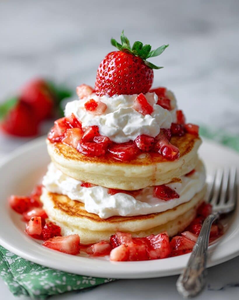 Strawberry Shortcake Pancakes Recipe