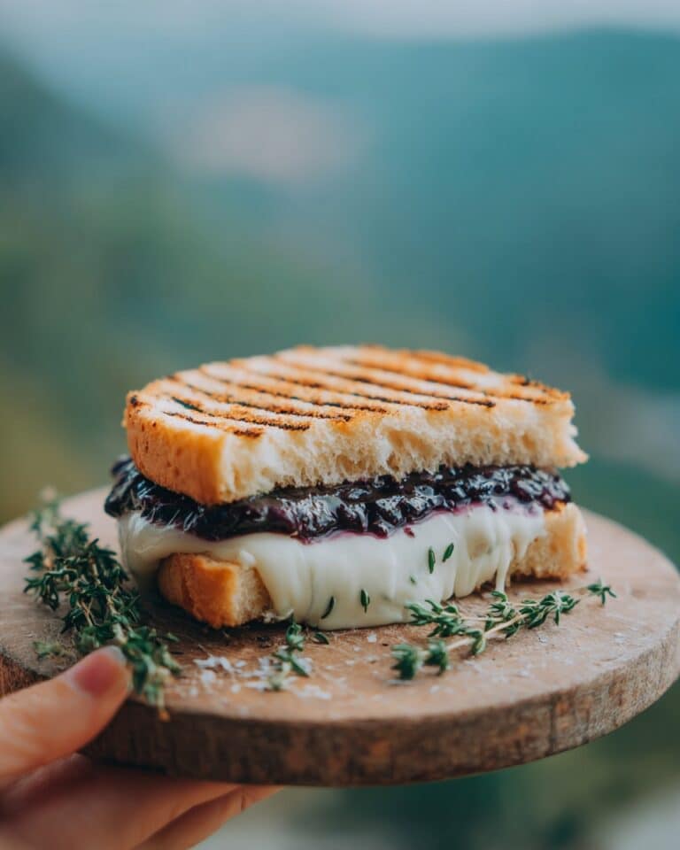 Balsamic Blackberry Bliss Grilled Cheese Recipe