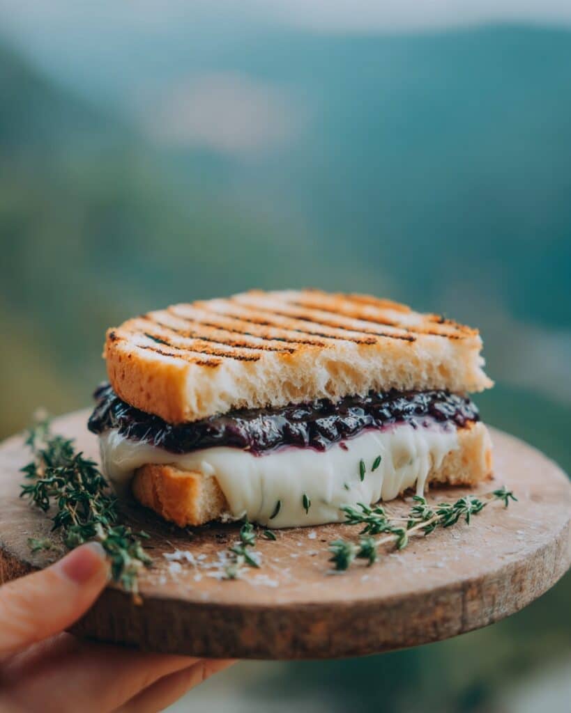 Balsamic Blackberry Bliss Grilled Cheese Recipe