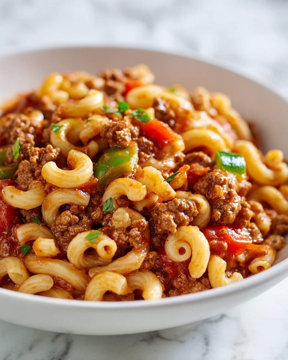 One-Pot Macaroni and Beef Recipe - Recipe Image