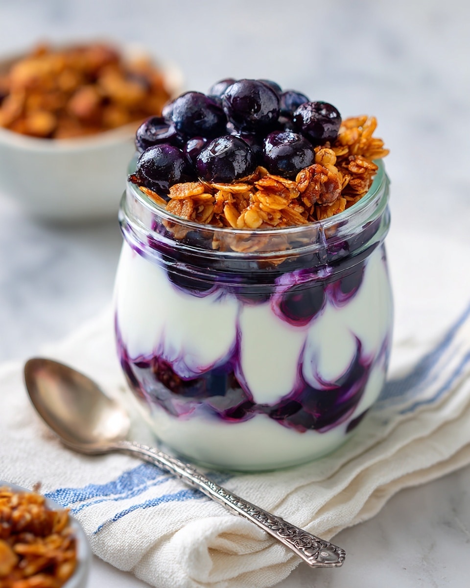 Blueberry Pie Overnight Oats Recipe - Recipe Image