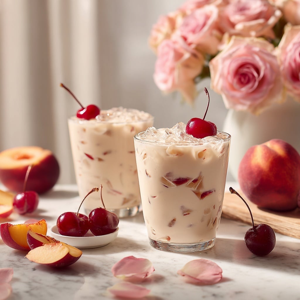 Iced Peach Coladas Recipe