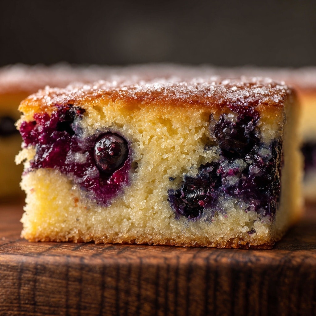 Buttermilk Blueberry Breakfast Cake Recipe - Recipe Image