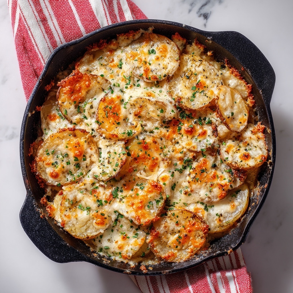 Cheesy Potato Meatball Casserole Recipe - Recipe Image