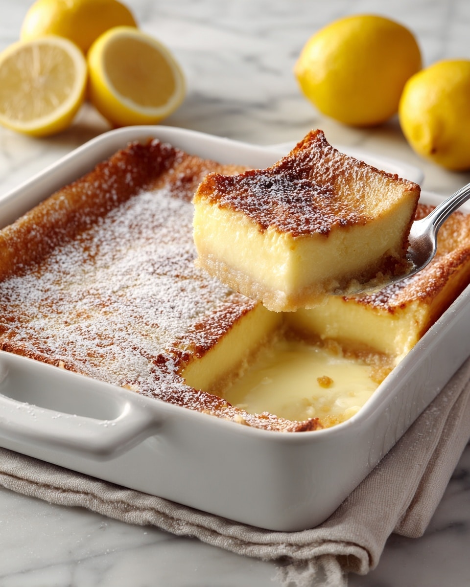 Lemon Cream Cheese Dump Cake Recipe - Recipe Image