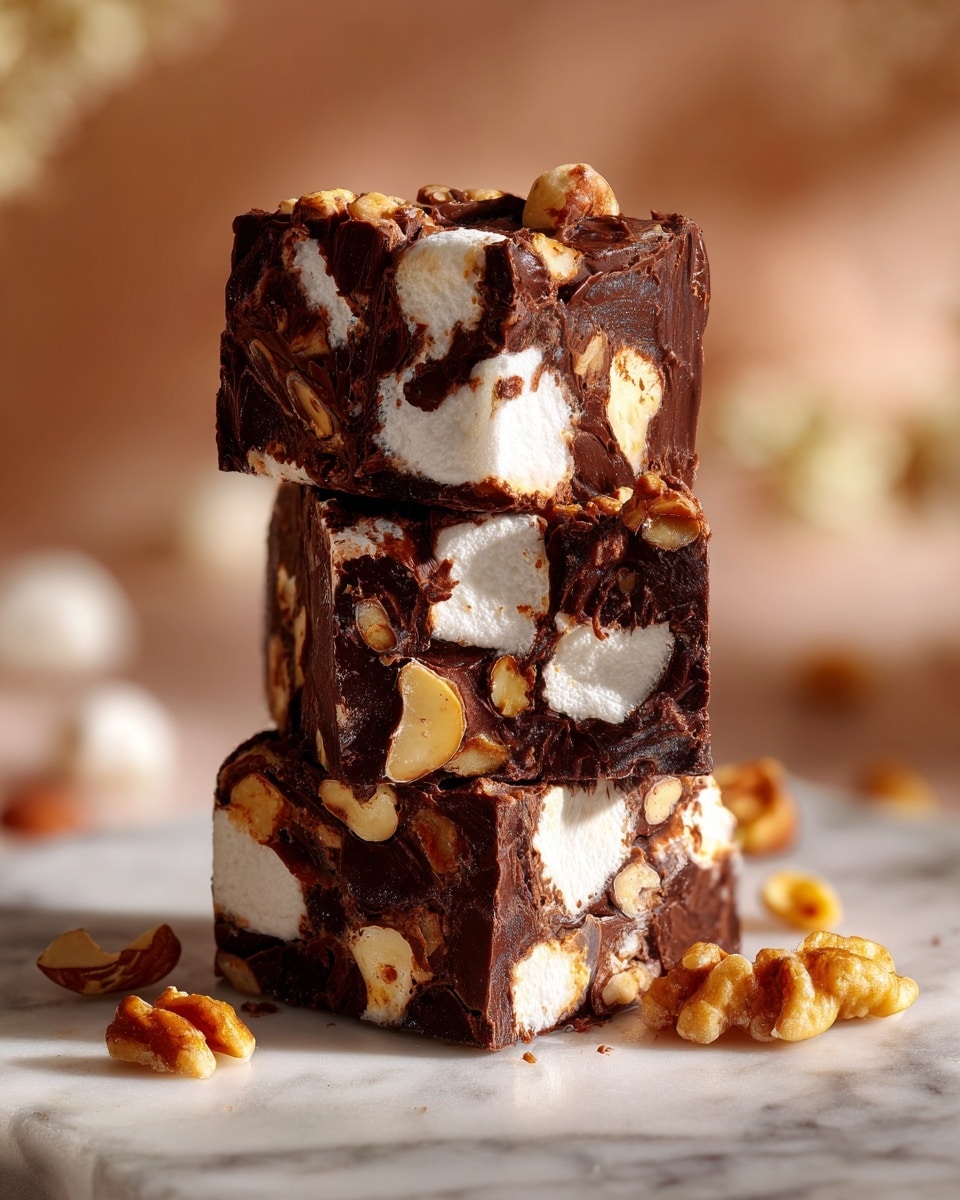 Rocky Road Candy Recipe - Recipe Image
