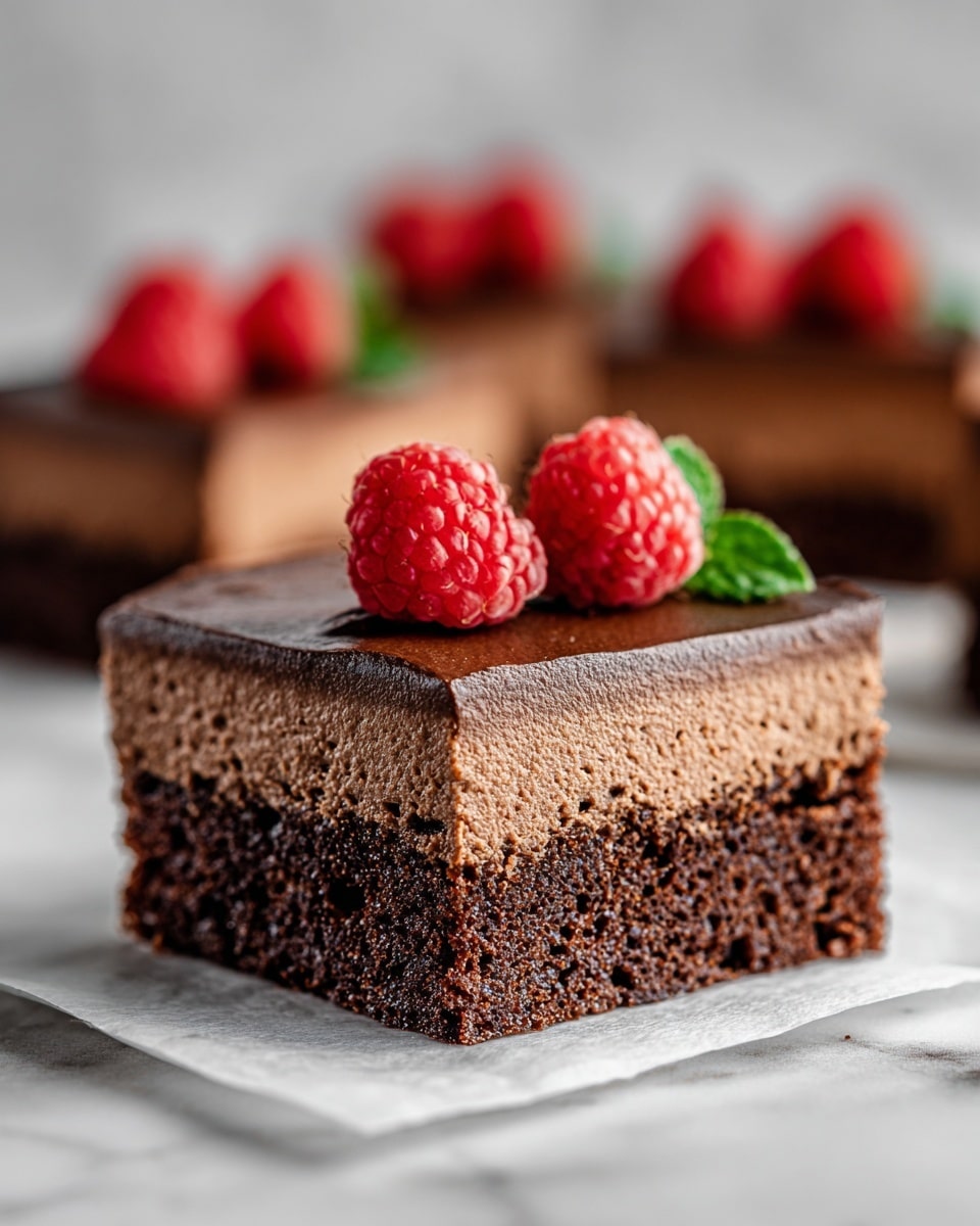 Chocolate Frosted Brownies Recipe - Recipe Image