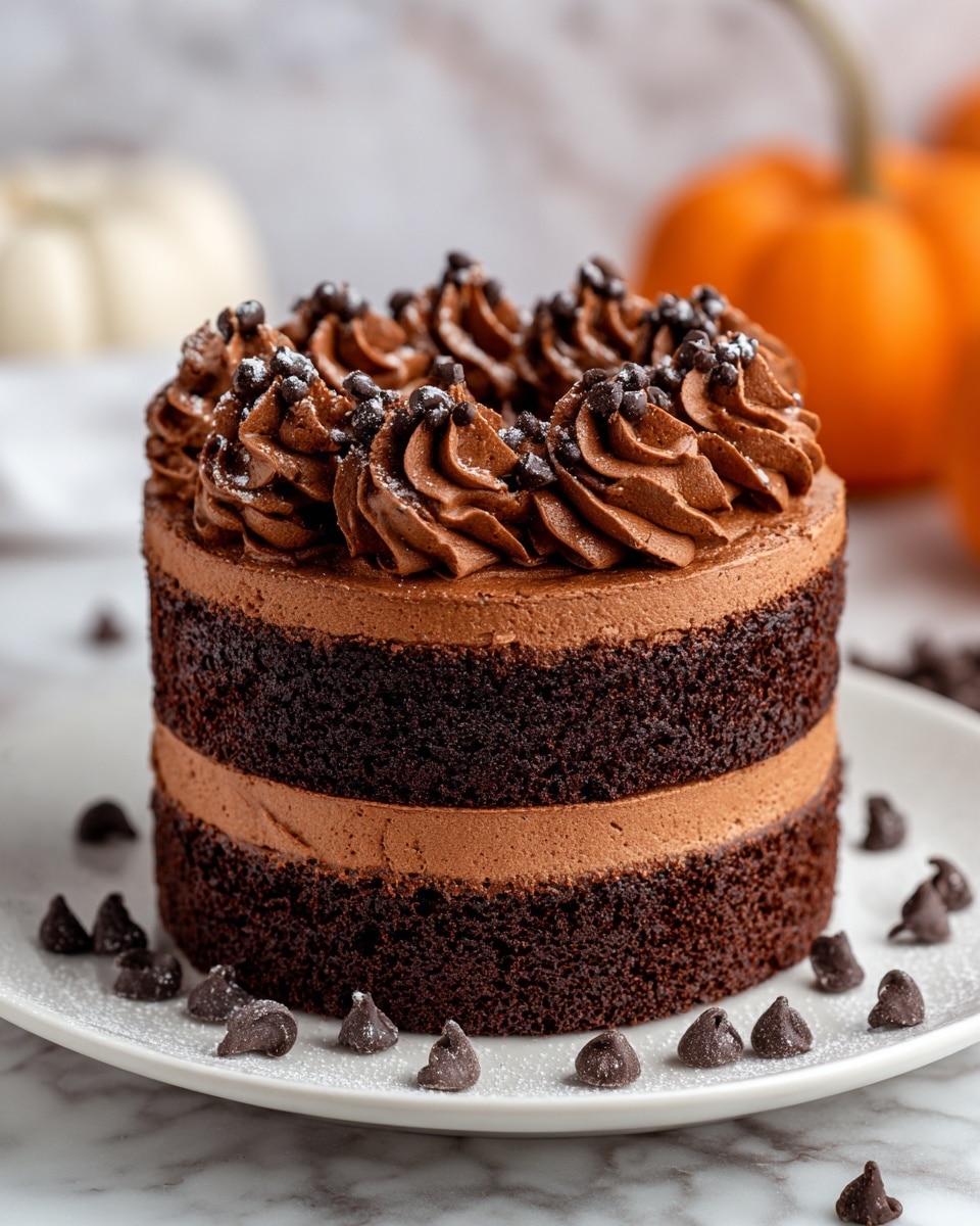 Chocolate Pumpkin Cake Recipe - Recipe Image
