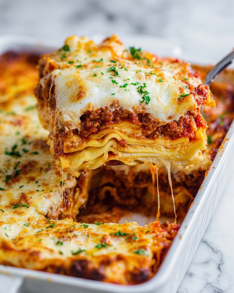 Buffalo Chicken Lasagna Recipe - Recipe Image