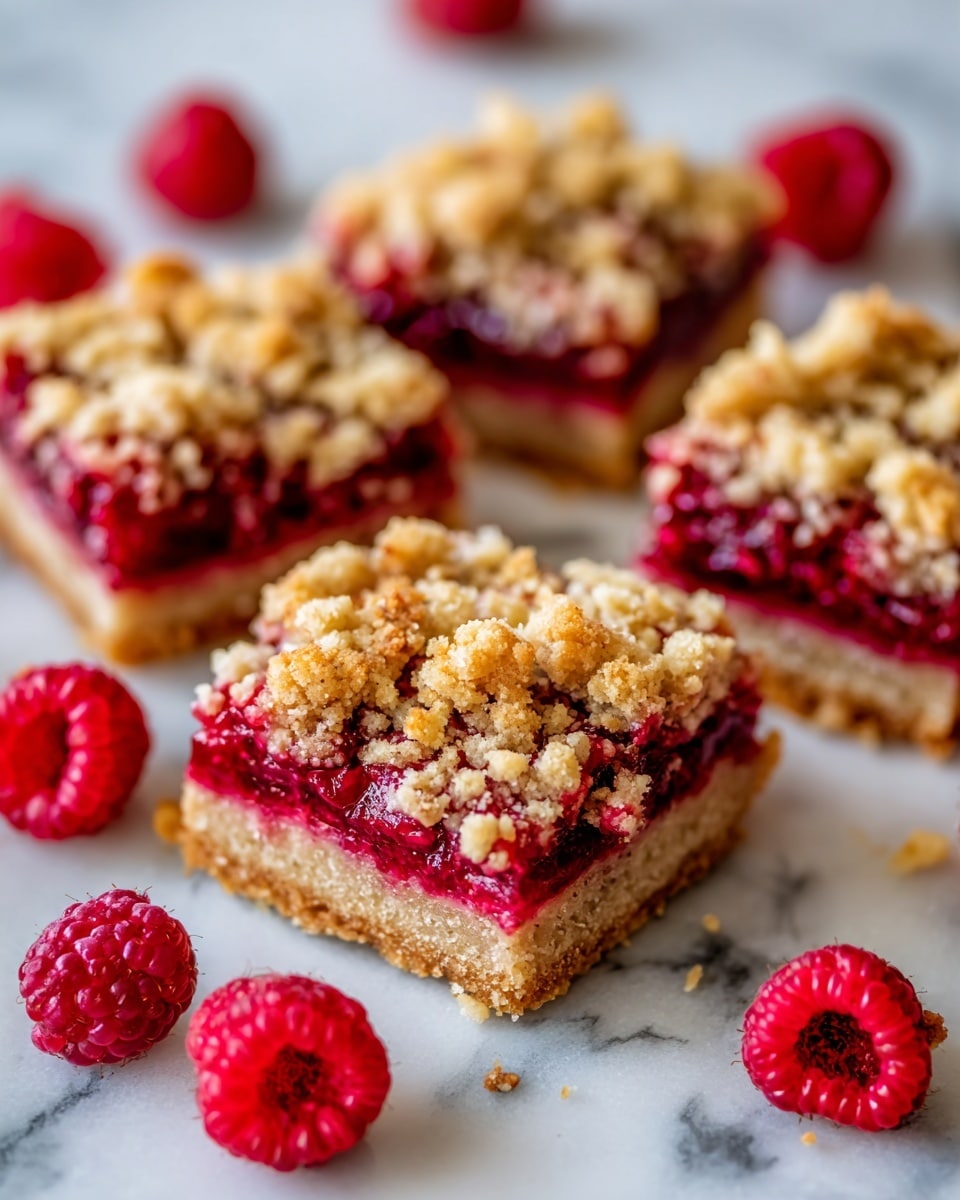 Raspberry Streusel Shortbread Bars Recipe - Recipe Image