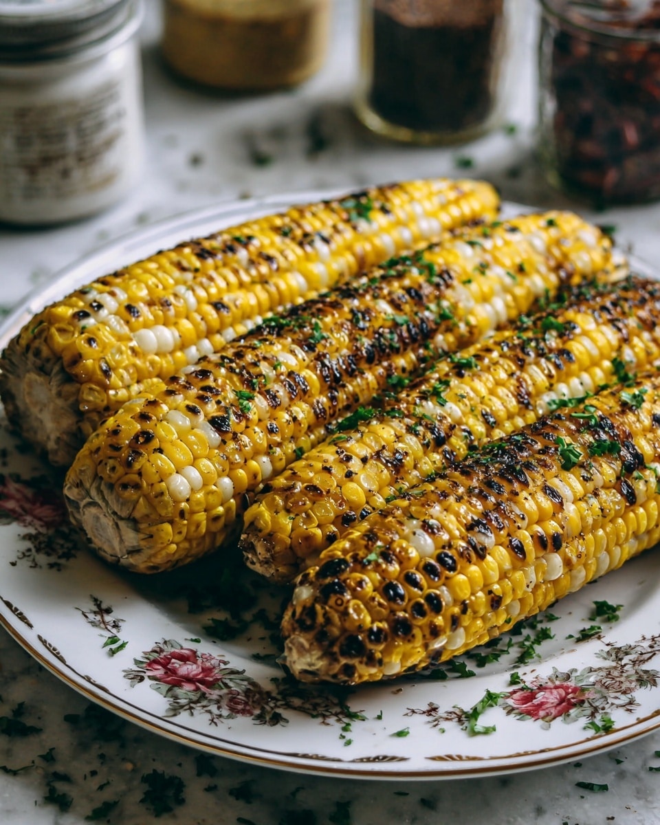 Garlic Herb Corn on the Cob Recipe - Recipe Image