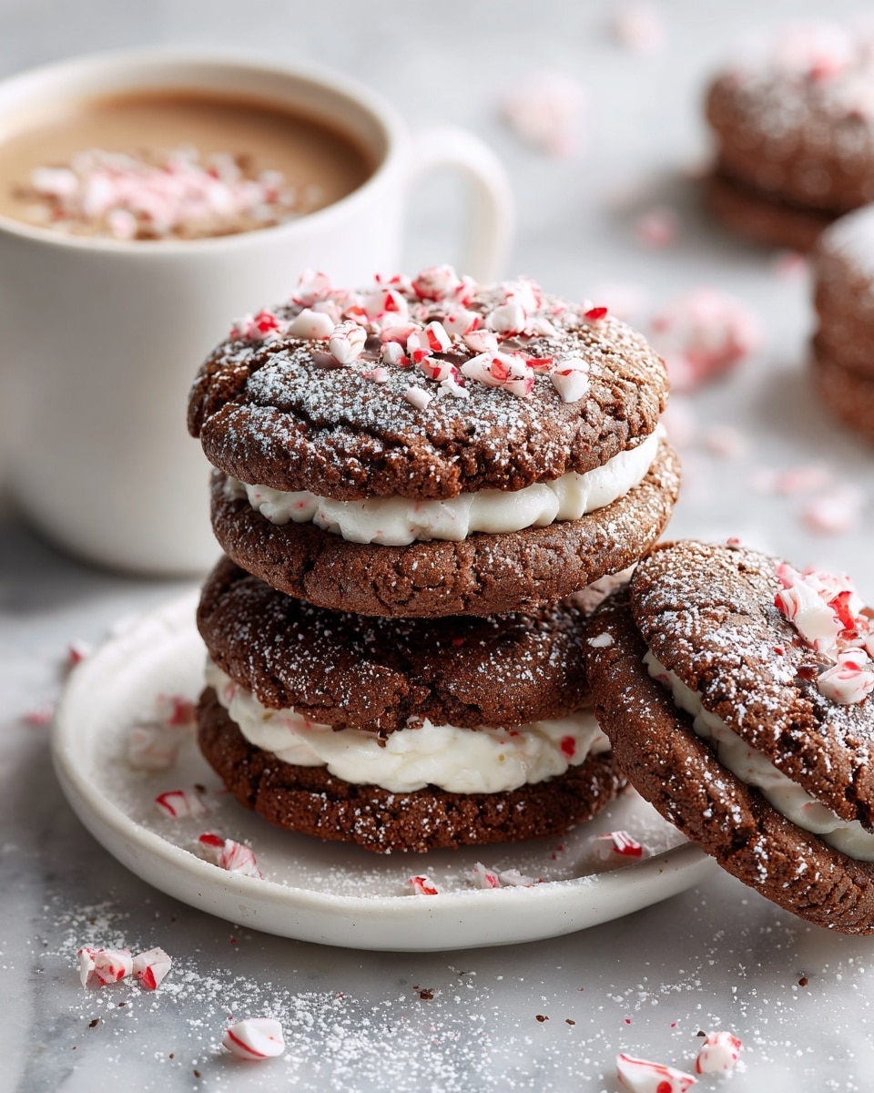 Peppermint Hot Chocolate Cookies Recipe - Recipe Image