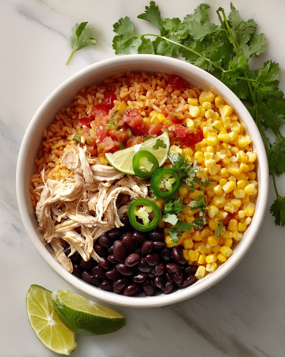 Instant Pot Chicken and Rice Burrito Bowls Recipe - Recipe Image