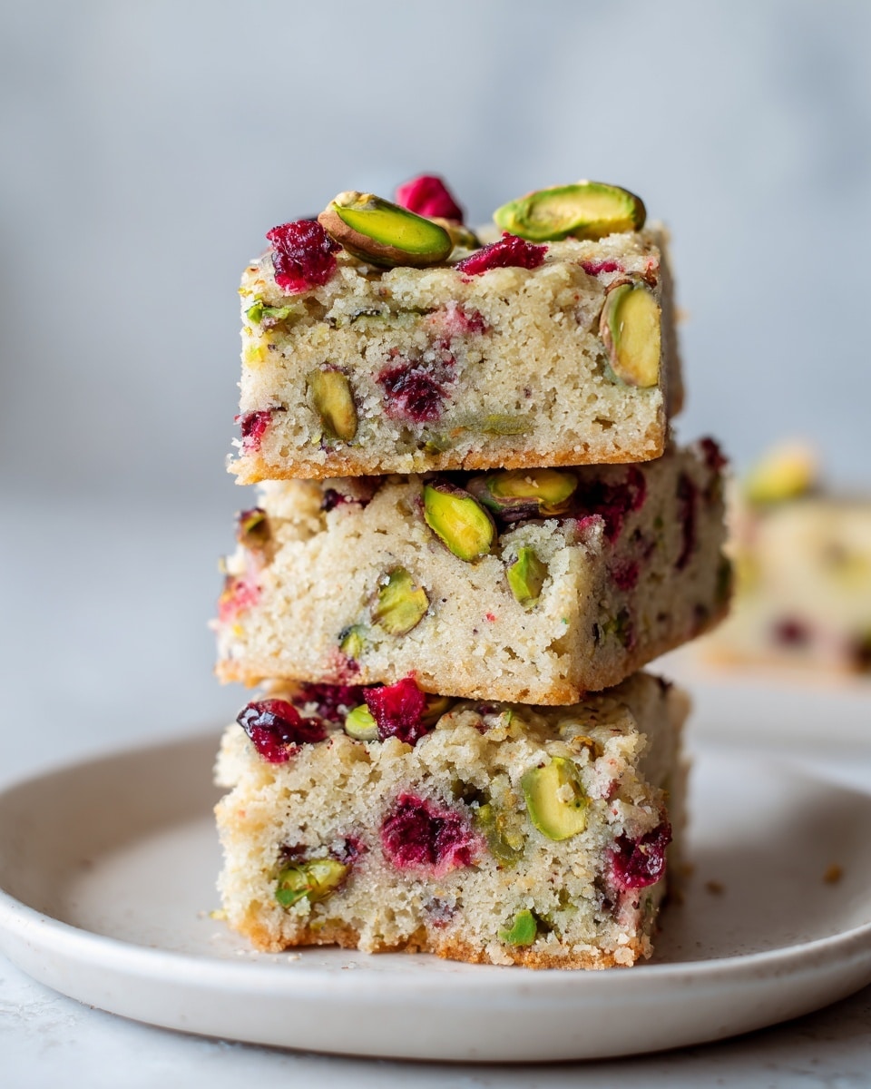 Cranberry Pistachio Shortbread Cookies Recipe - Recipe Image