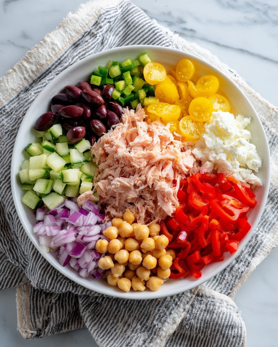 Healthy Protein Salad Bowl Recipe - Recipe Image