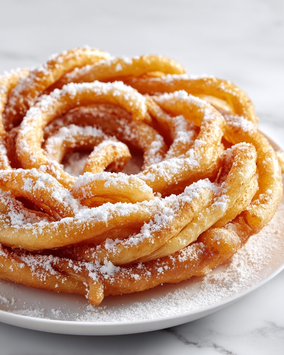 County Fair Funnel Cakes Recipe - Recipe Image