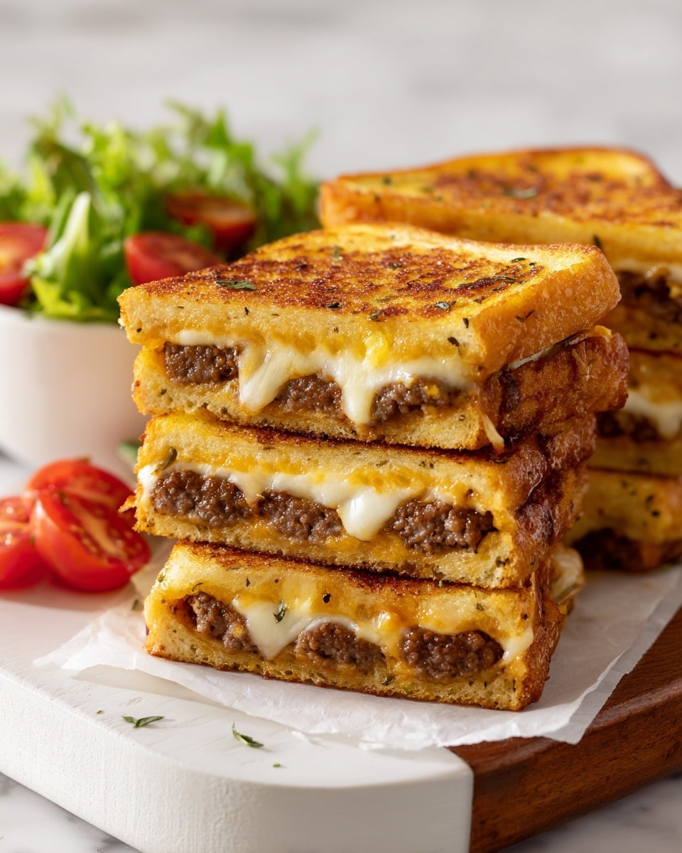 Steak Garlic Bread Recipe - Recipe Image