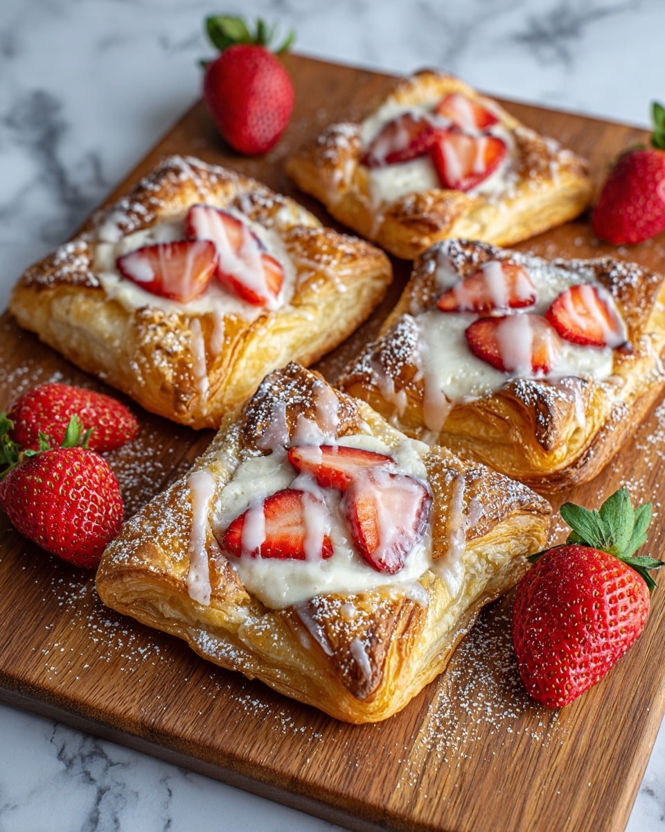 Strawberry Danish Recipe - Recipe Image