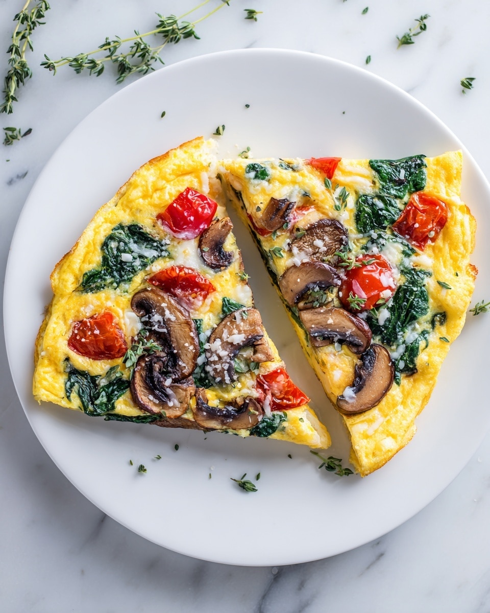 Cheesy Veggie Loaded Omelette Bomb Recipe - Recipe Image