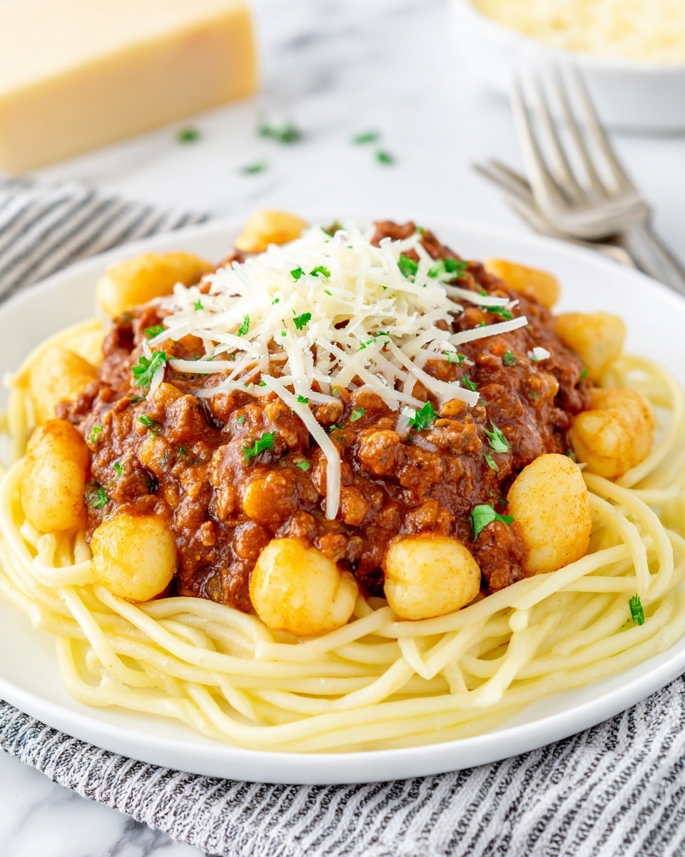 Gnocchi Bolognese Recipe - Recipe Image