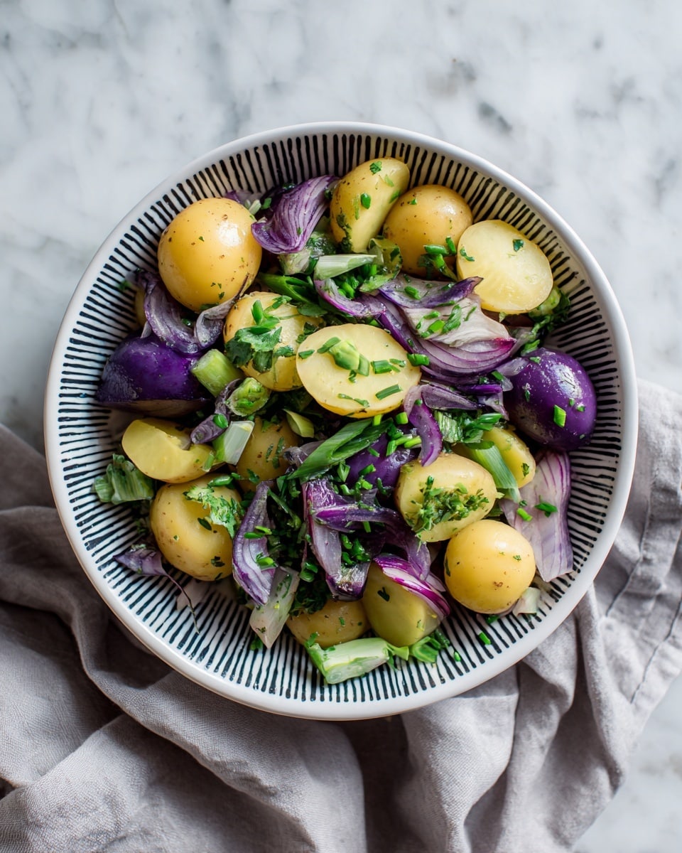 Patates Salatası – Turkish Potato Salad Recipe - Recipe Image