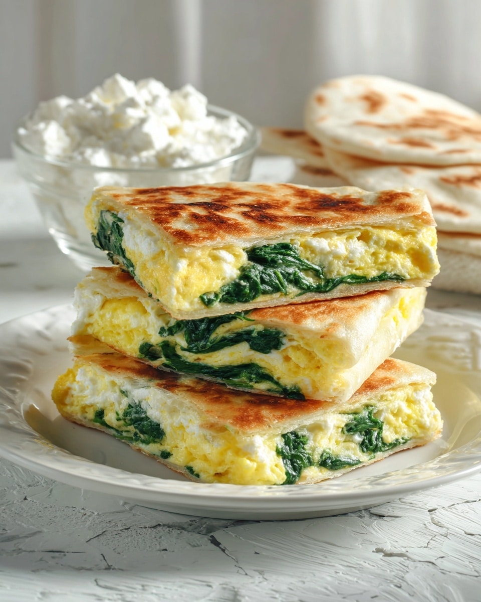 Easy Spinach Feta Baked Omelets Recipe - Recipe Image