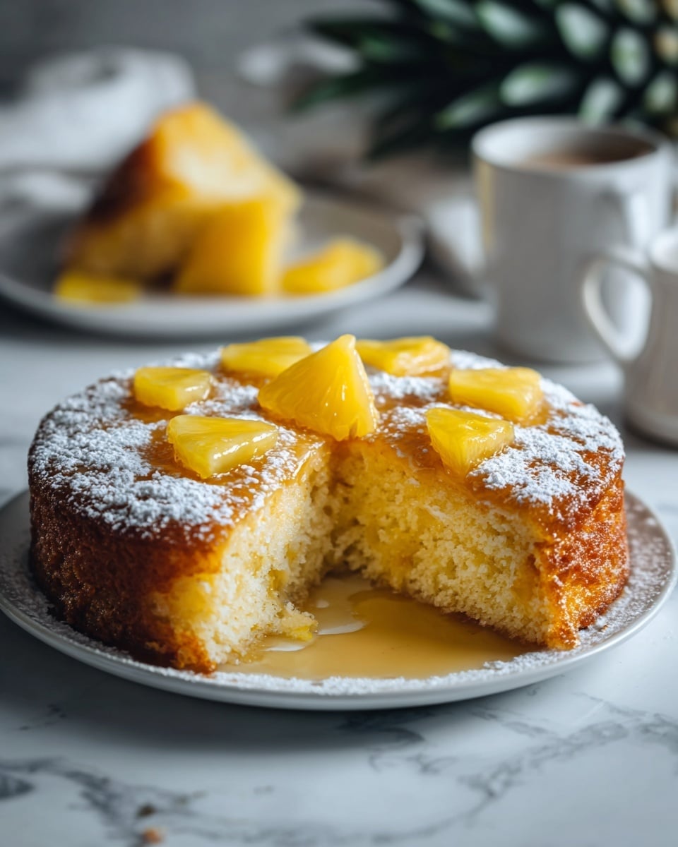 Pineapple Juice Cake with Pineapple Glaze Recipe - Recipe Image